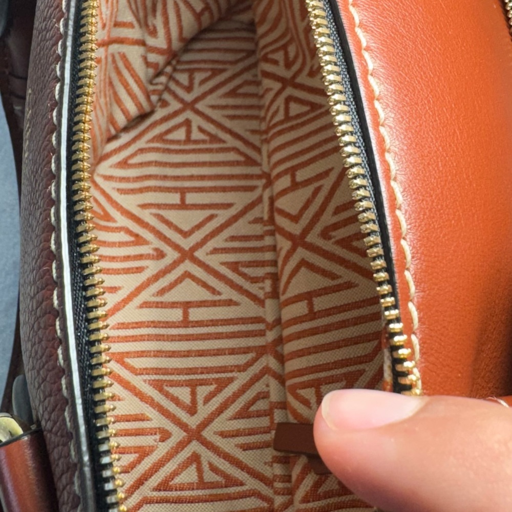 Brown Leather Handbag - Picture 7 of 11